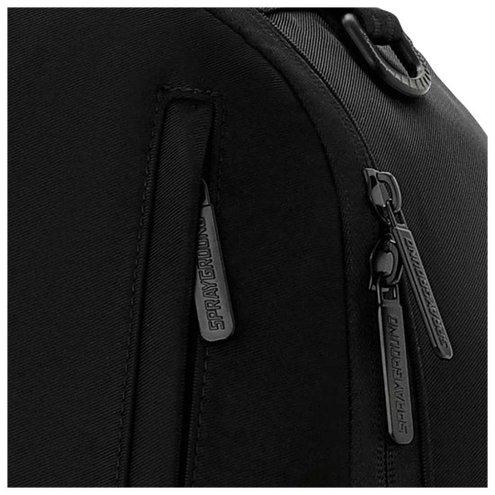 Sprayground Τσάντα πλάτης Shark Central Blacked Out Embossed Nylon Backpack
